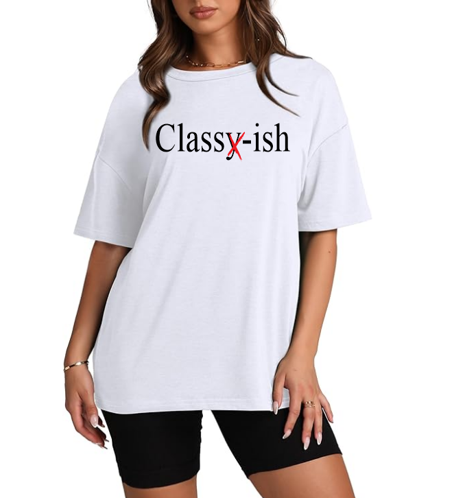 Classyish - Unisex - White T-shirt