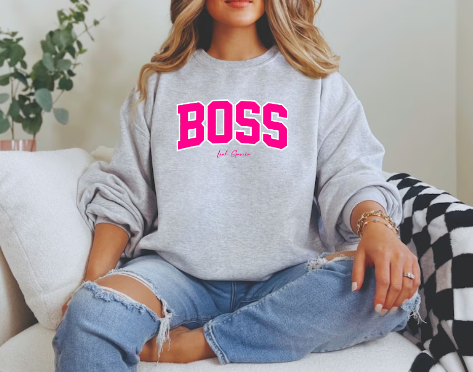 BOSS - CREWNECK SWEATSHIRT - PRINTED