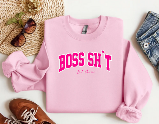 BOSS SHIT - CREWNECK SWEATSHIRT - PRINTED