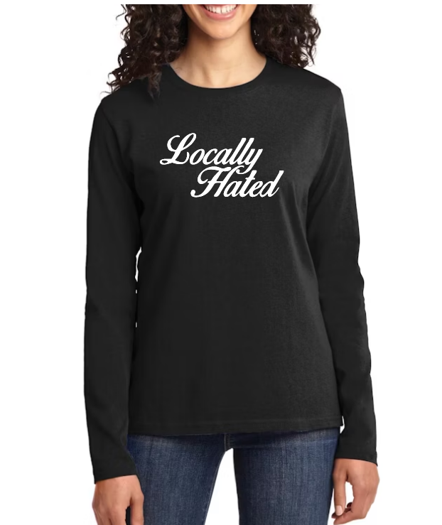 LOCALLY HATED - BLACK UNISEX LONG SLEEVE